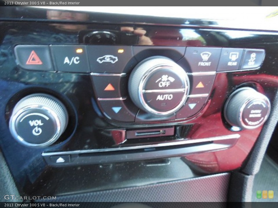 Black/Red Interior Controls for the 2013 Chrysler 300 S V8 #83759920