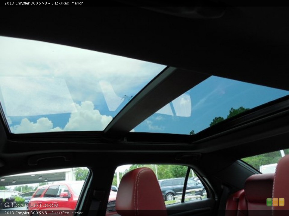 Black/Red Interior Sunroof for the 2013 Chrysler 300 S V8 #83759941