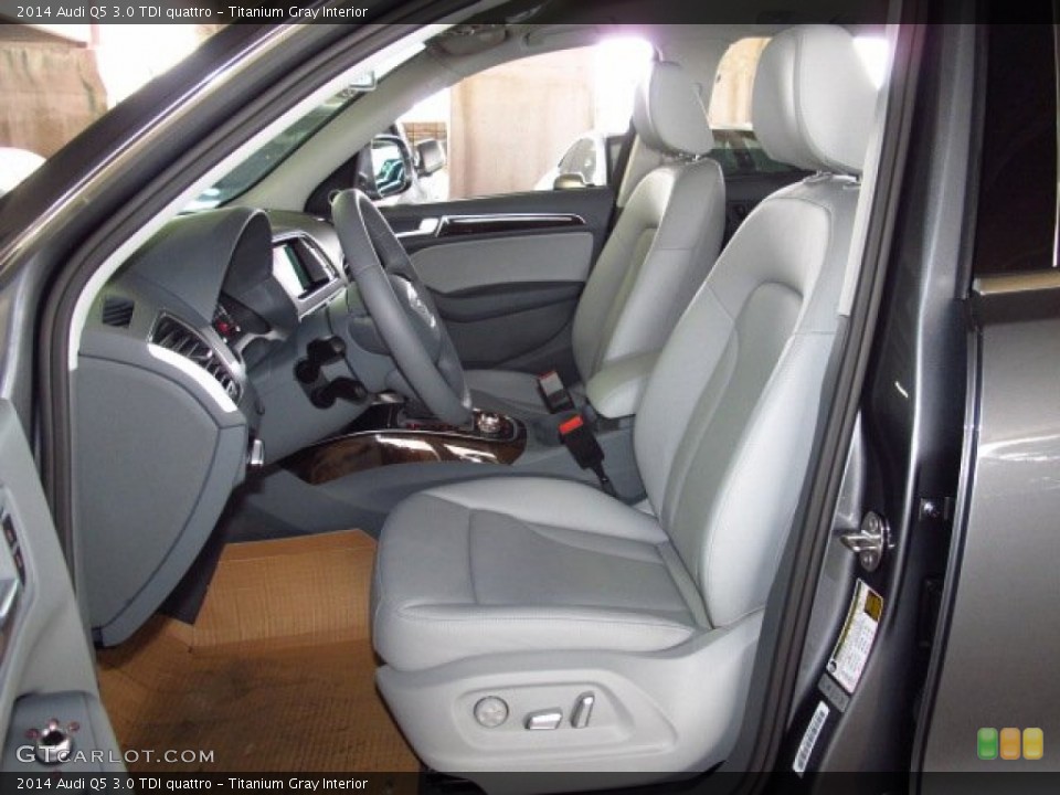 Titanium Gray Interior Front Seat for the 2014 Audi Q5 3.0 TDI quattro #83760490