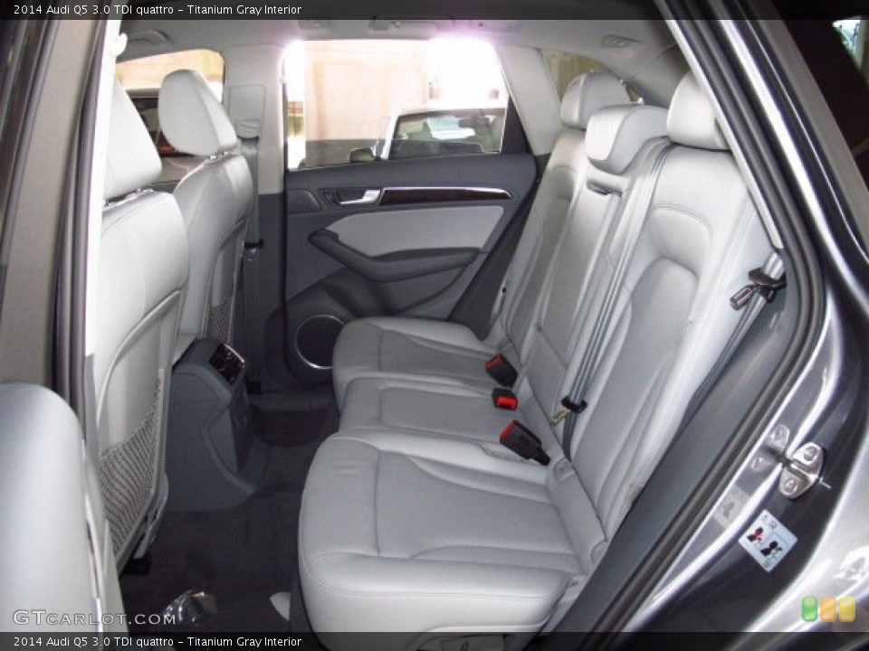 Titanium Gray Interior Rear Seat for the 2014 Audi Q5 3.0 TDI quattro #83760529
