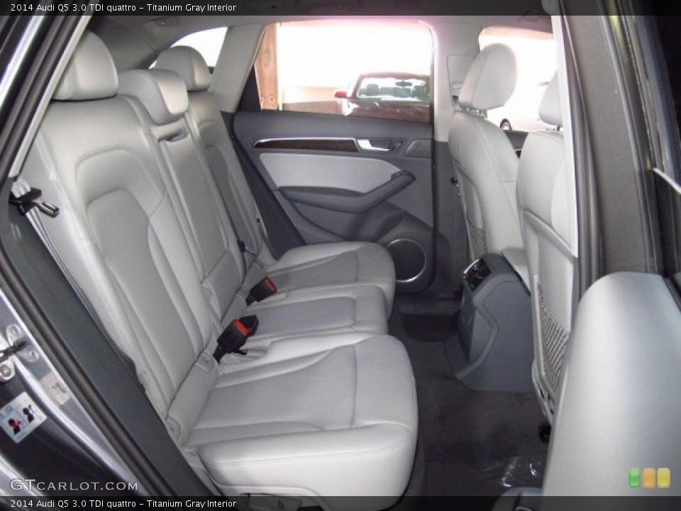 Titanium Gray Interior Rear Seat for the 2014 Audi Q5 3.0 TDI quattro #83760568