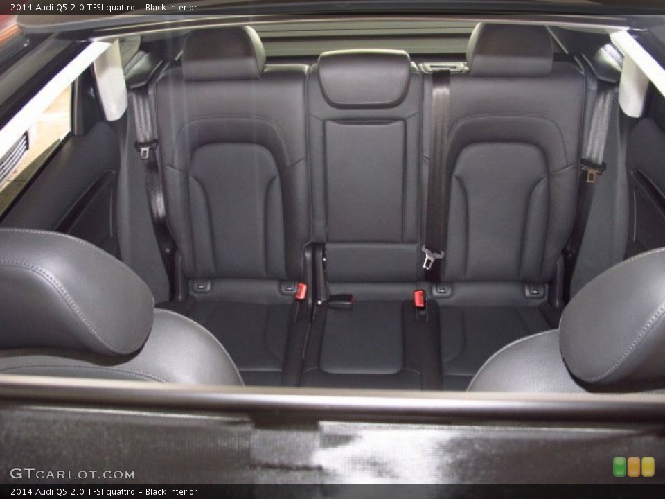 Black Interior Rear Seat for the 2014 Audi Q5 2.0 TFSI quattro #83761756