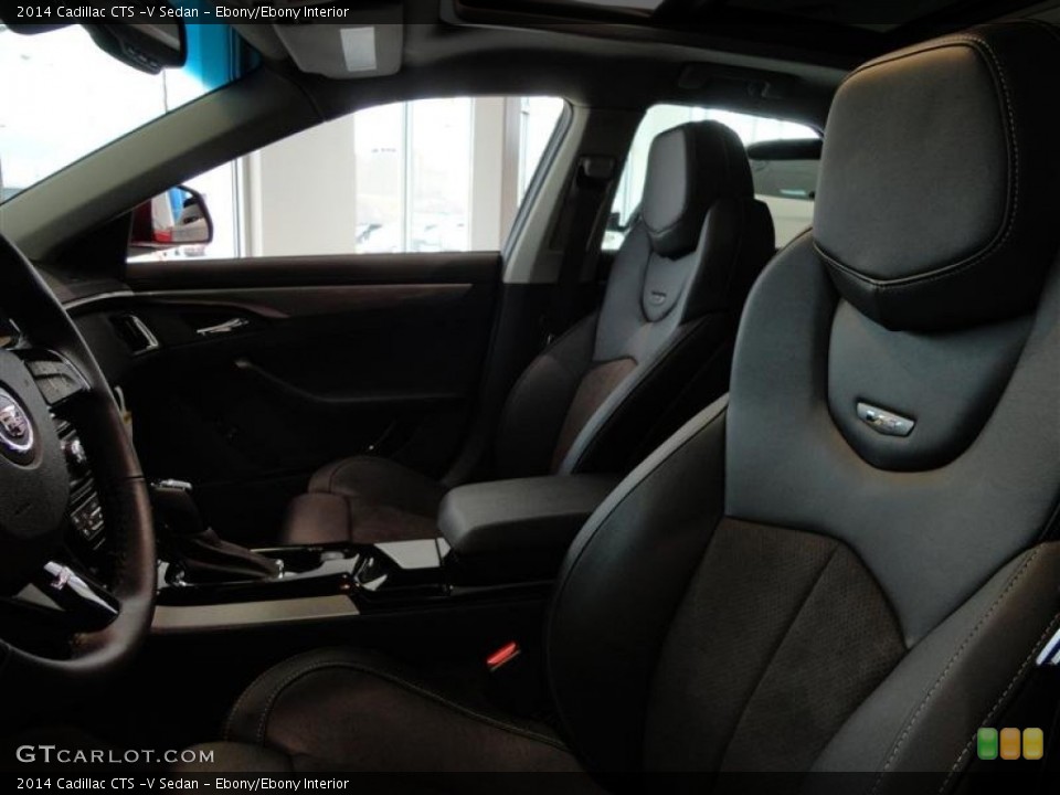 Ebony/Ebony Interior Front Seat for the 2014 Cadillac CTS -V Sedan #83763871
