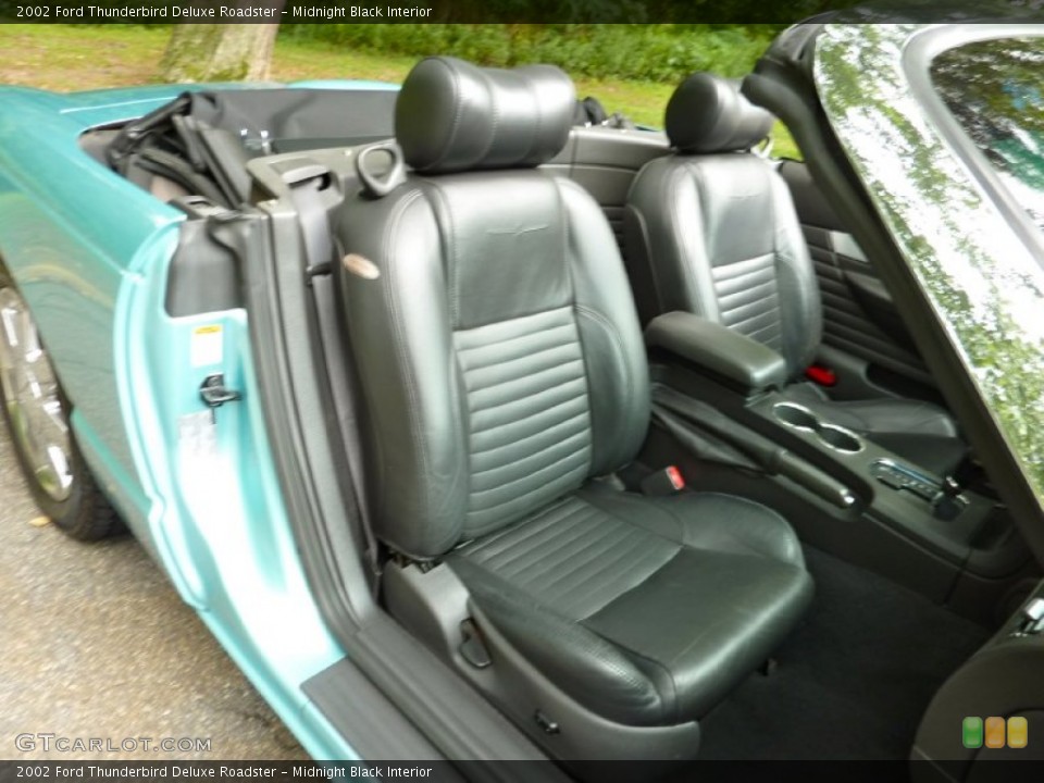 Midnight Black Interior Front Seat for the 2002 Ford Thunderbird Deluxe Roadster #83764594