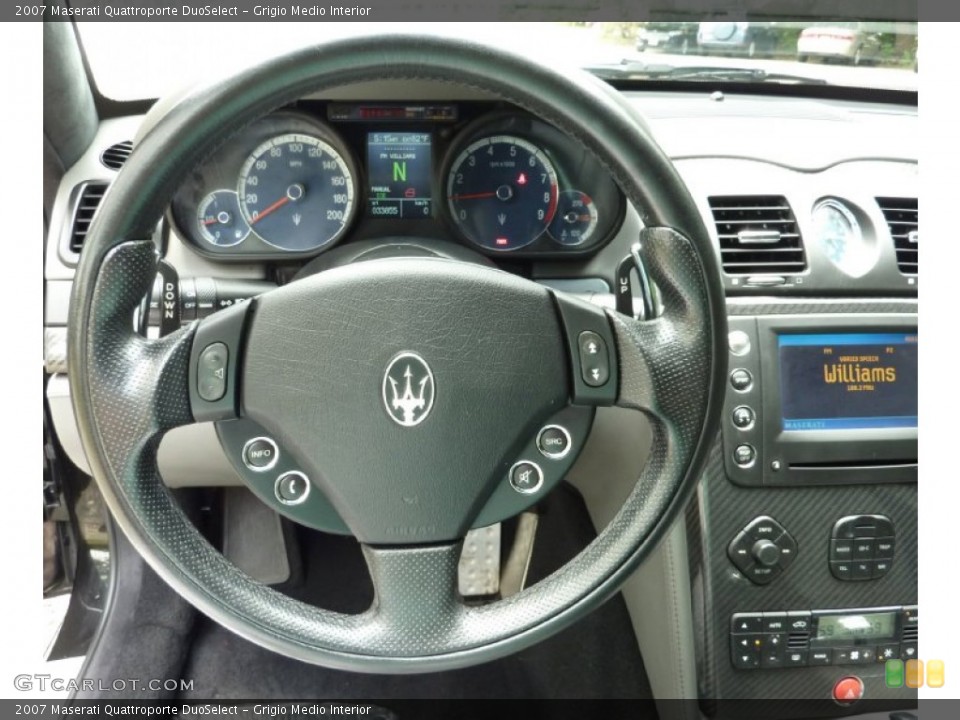 Grigio Medio Interior Steering Wheel for the 2007 Maserati Quattroporte DuoSelect #83765221