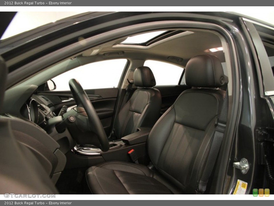 Ebony Interior Photo for the 2012 Buick Regal Turbo #83766893