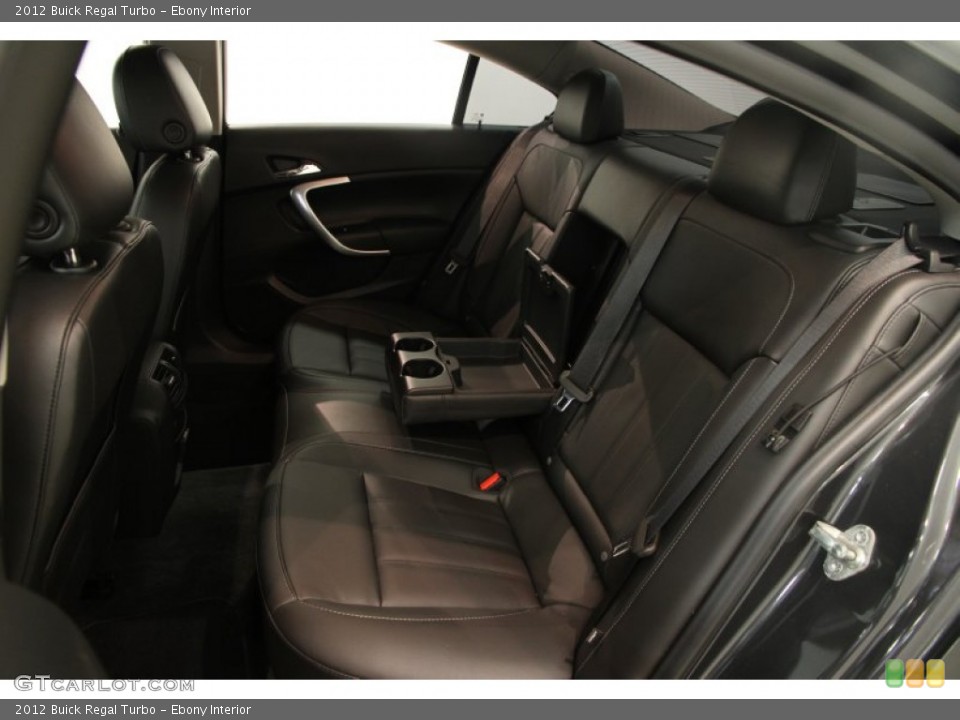 Ebony Interior Rear Seat for the 2012 Buick Regal Turbo #83767036