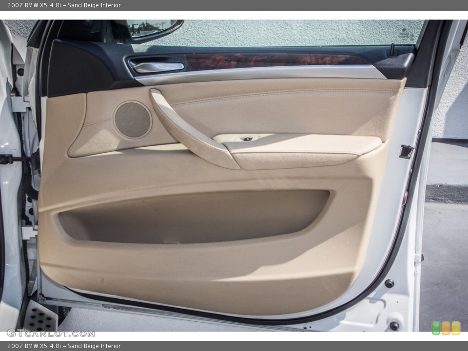 Sand Beige Interior Door Panel for the 2007 BMW X5 4.8i #83768380