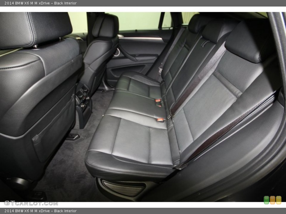 Black Interior Rear Seat for the 2014 BMW X6 M M xDrive #83770129