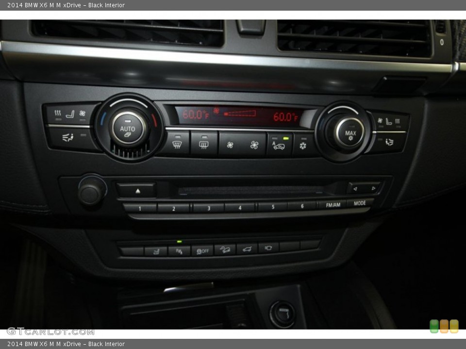 Black Interior Controls for the 2014 BMW X6 M M xDrive #83770210