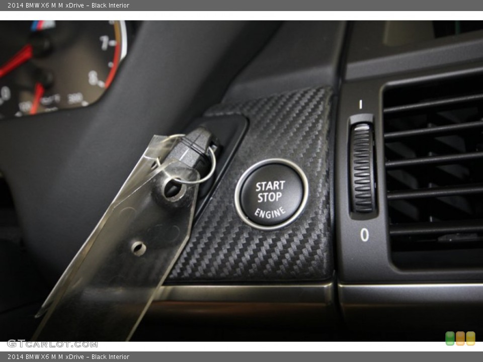 Black Interior Controls for the 2014 BMW X6 M M xDrive #83770249