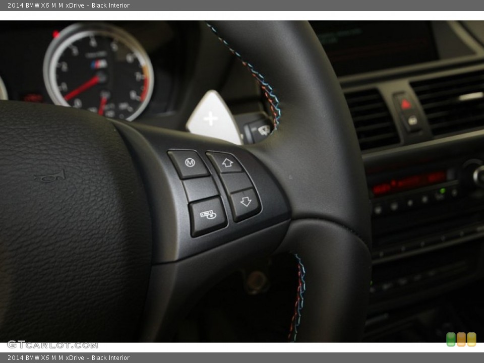 Black Interior Controls for the 2014 BMW X6 M M xDrive #83770261
