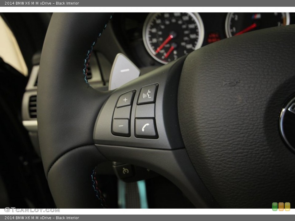 Black Interior Controls for the 2014 BMW X6 M M xDrive #83770270
