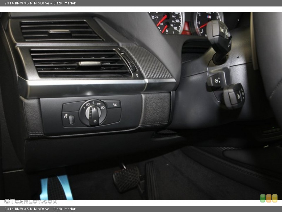 Black Interior Controls for the 2014 BMW X6 M M xDrive #83770288