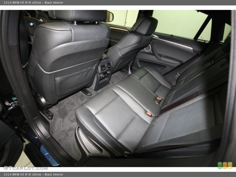 Black Interior Rear Seat for the 2014 BMW X6 M M xDrive #83770300