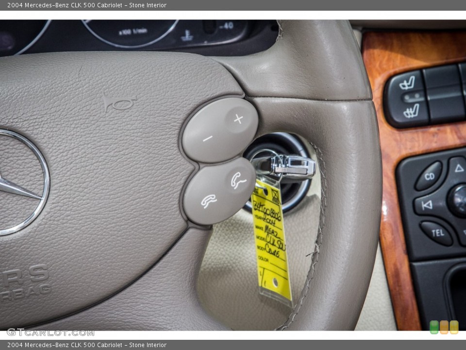 Stone Interior Controls for the 2004 Mercedes-Benz CLK 500 Cabriolet #83771236