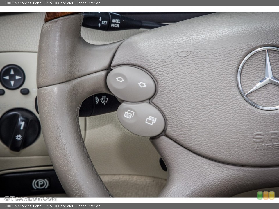 Stone Interior Controls for the 2004 Mercedes-Benz CLK 500 Cabriolet #83771248