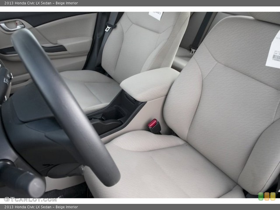 Beige Interior Front Seat for the 2013 Honda Civic LX Sedan #83775331
