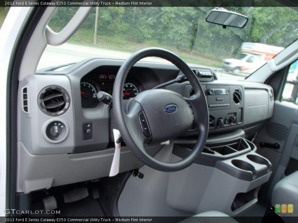 Medium Flint Interior Dashboard for the 2013 Ford E Series Cutaway E350 Commercial Utility Truck #83776822