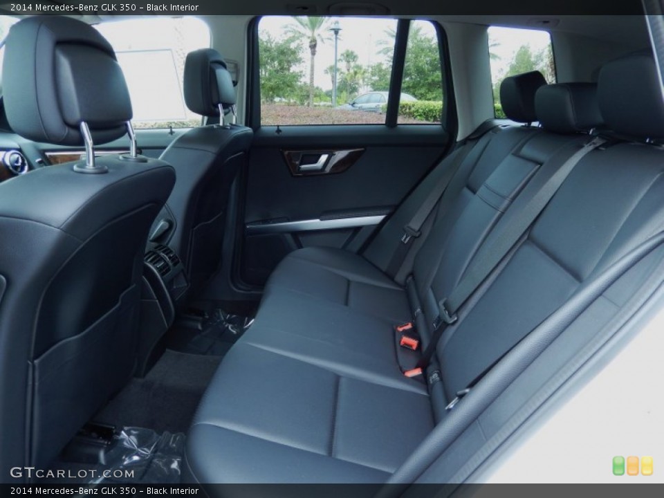 Black Interior Rear Seat for the 2014 Mercedes-Benz GLK 350 #83780047