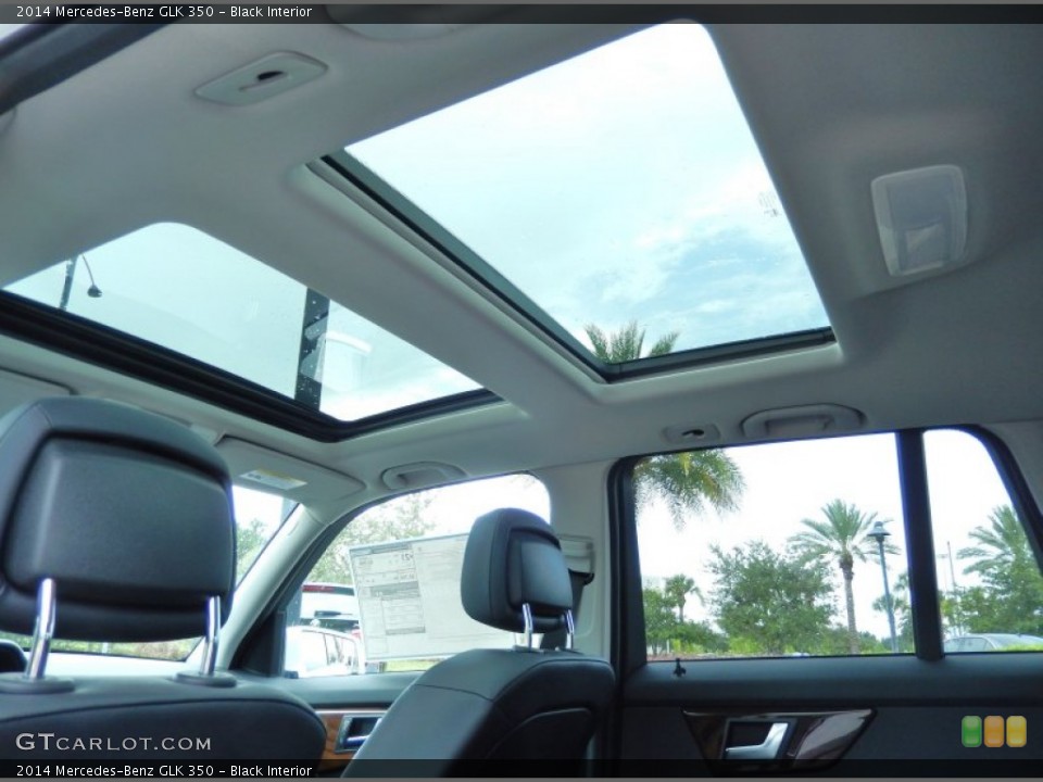 Black Interior Sunroof for the 2014 Mercedes-Benz GLK 350 #83780074