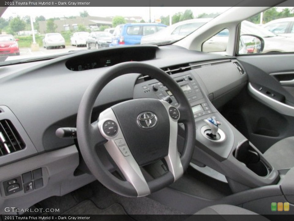 Dark Gray Interior Dashboard for the 2011 Toyota Prius Hybrid II #83781058