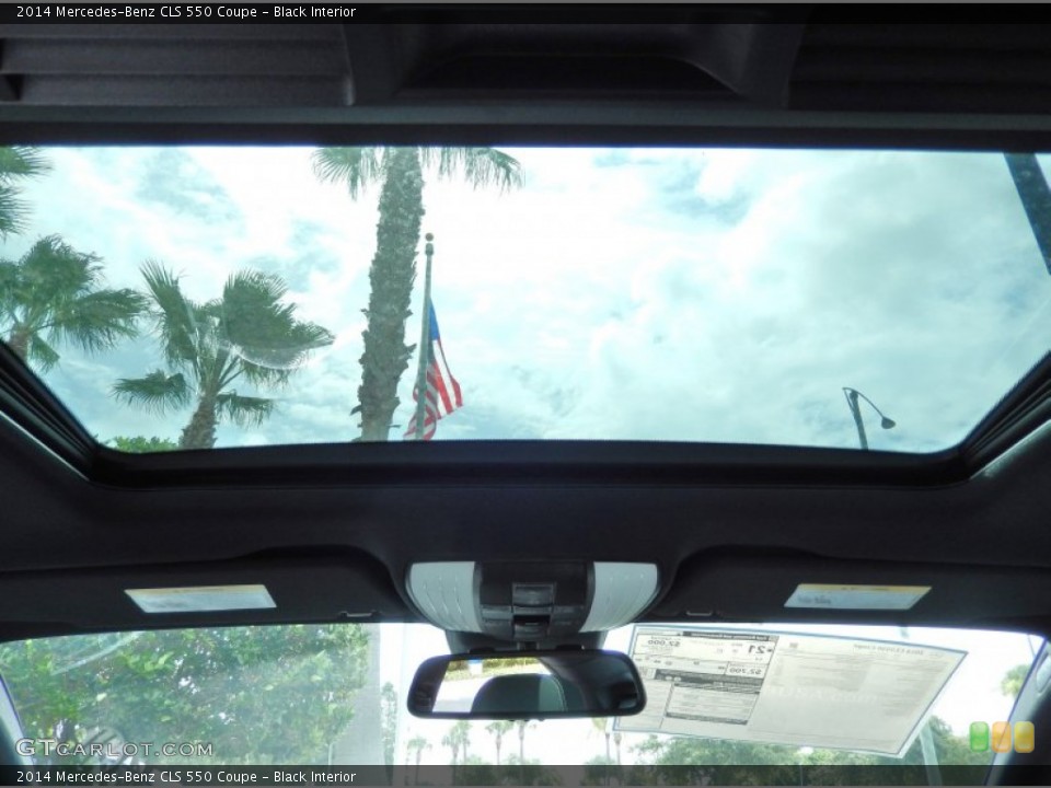 Black Interior Sunroof for the 2014 Mercedes-Benz CLS 550 Coupe #83781070