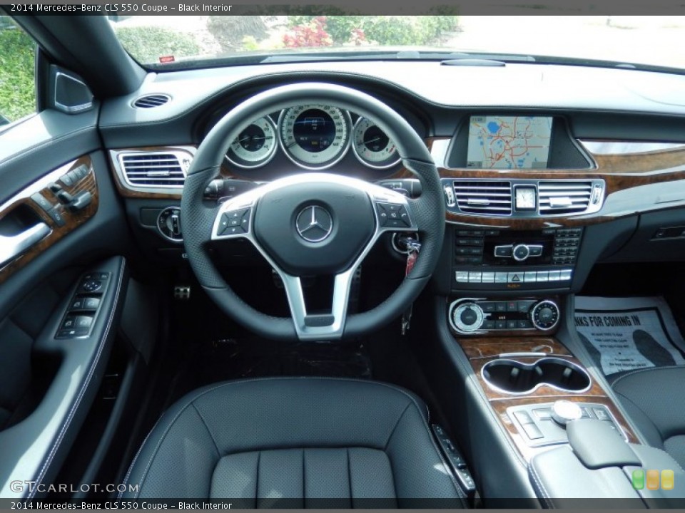 Black Interior Dashboard for the 2014 Mercedes-Benz CLS 550 Coupe #83781100