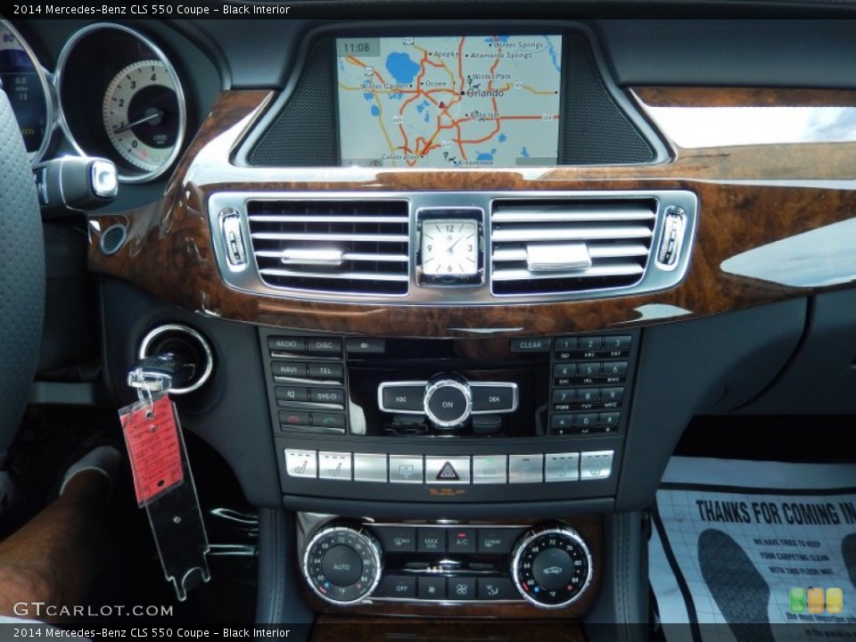 Black Interior Controls for the 2014 Mercedes-Benz CLS 550 Coupe #83781154