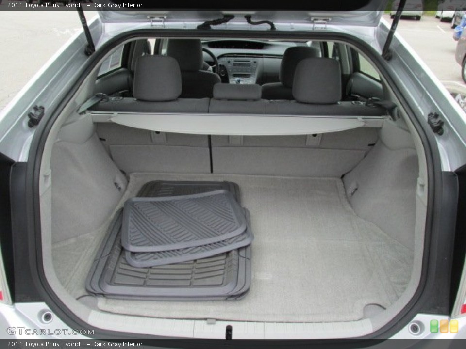 Dark Gray Interior Trunk for the 2011 Toyota Prius Hybrid II #83781234