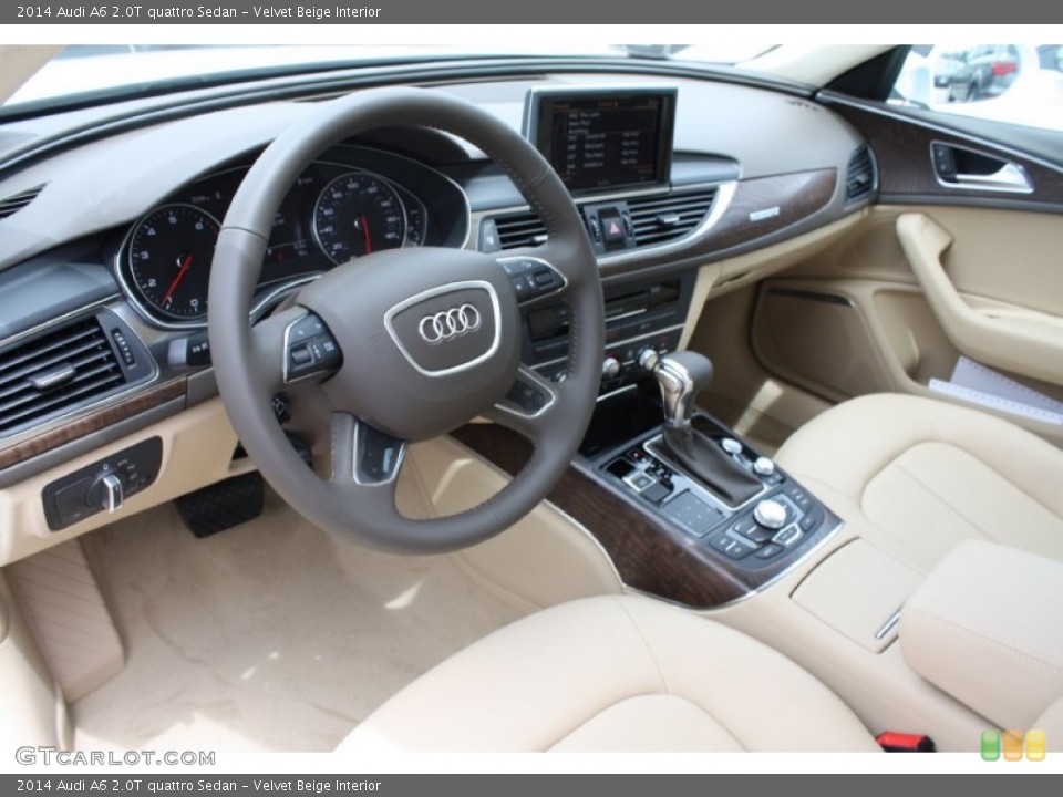 Velvet Beige Interior Photo for the 2014 Audi A6 2.0T quattro Sedan #83781427