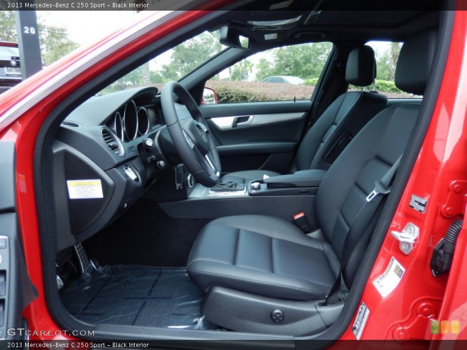 Black Interior Photo for the 2013 Mercedes-Benz C 250 Sport #83781709