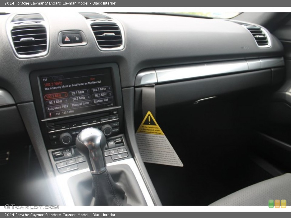 Black Interior Dashboard for the 2014 Porsche Cayman  #83782312