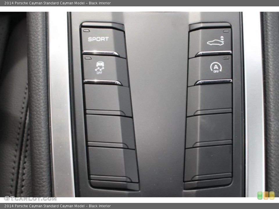 Black Interior Controls for the 2014 Porsche Cayman  #83782428