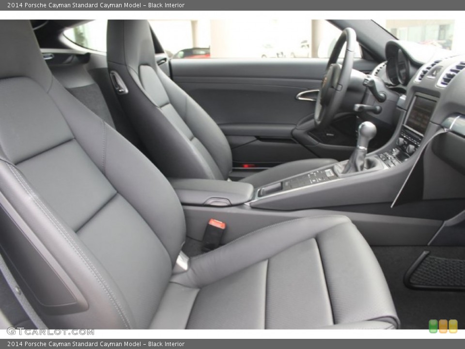 Black Interior Front Seat for the 2014 Porsche Cayman  #83782570