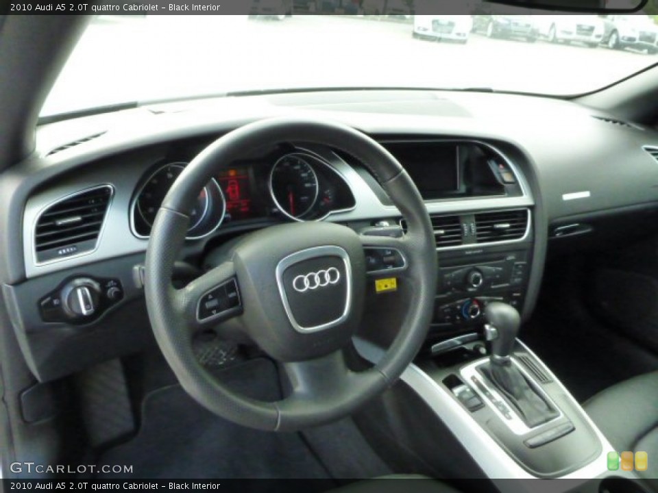 Black Interior Dashboard for the 2010 Audi A5 2.0T quattro Cabriolet #83782955