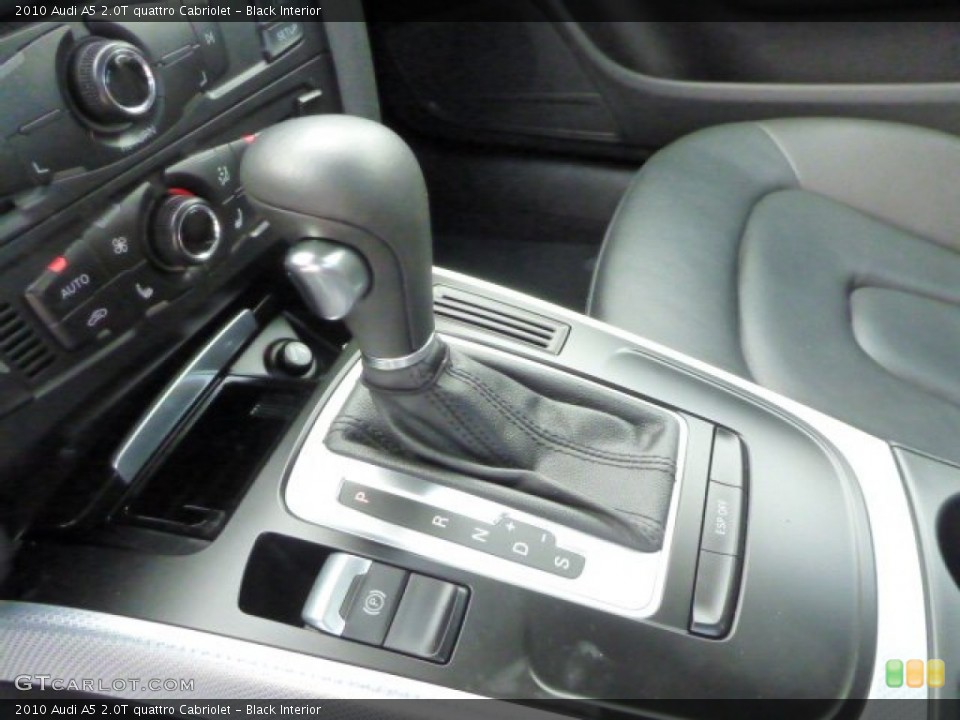 Black Interior Transmission for the 2010 Audi A5 2.0T quattro Cabriolet #83783040