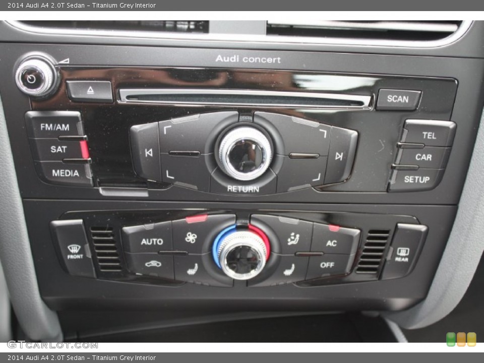 Titanium Grey Interior Controls for the 2014 Audi A4 2.0T Sedan #83783091