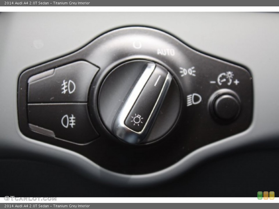 Titanium Grey Interior Controls for the 2014 Audi A4 2.0T Sedan #83783206