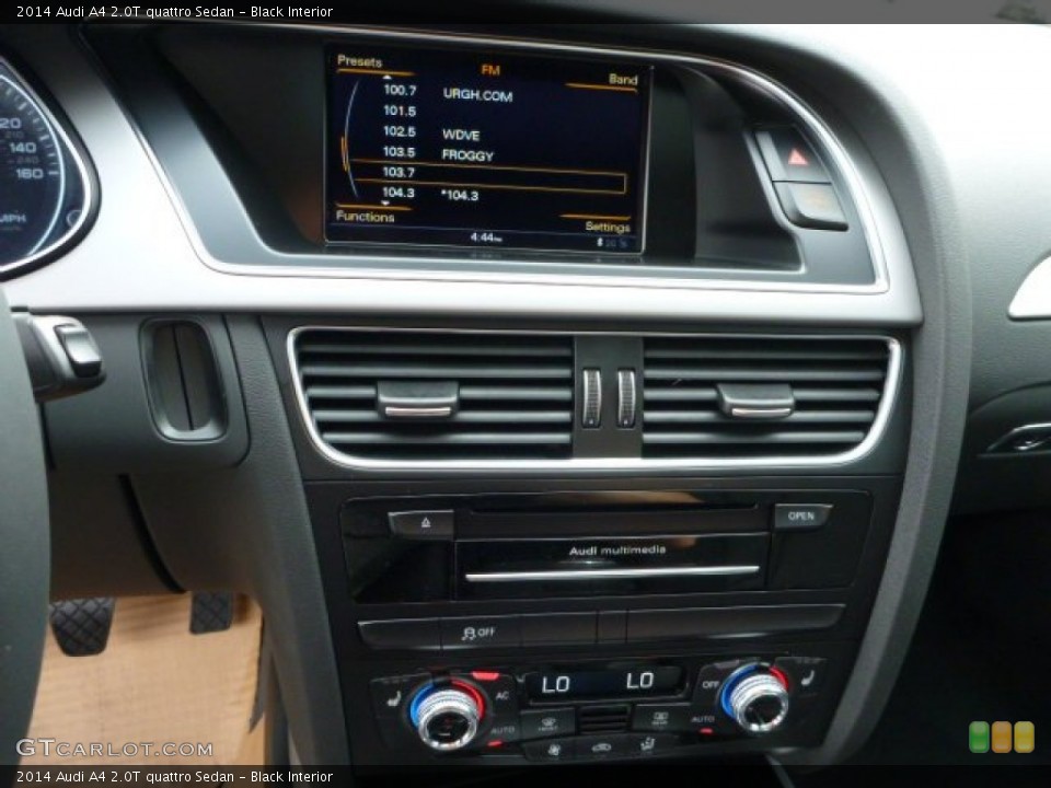 Black Interior Controls for the 2014 Audi A4 2.0T quattro Sedan #83784367