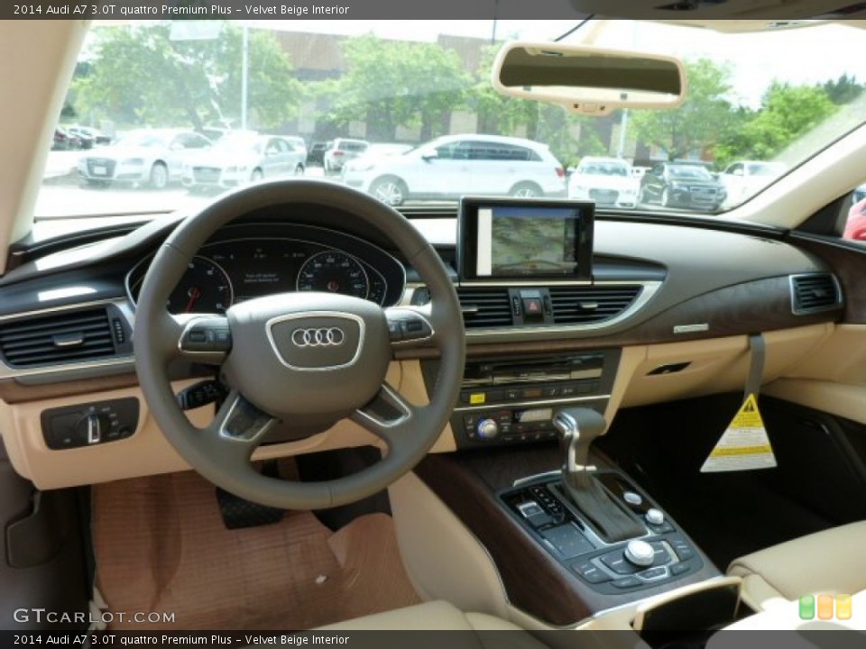 Velvet Beige Interior Photo for the 2014 Audi A7 3.0T quattro Premium Plus #83784925