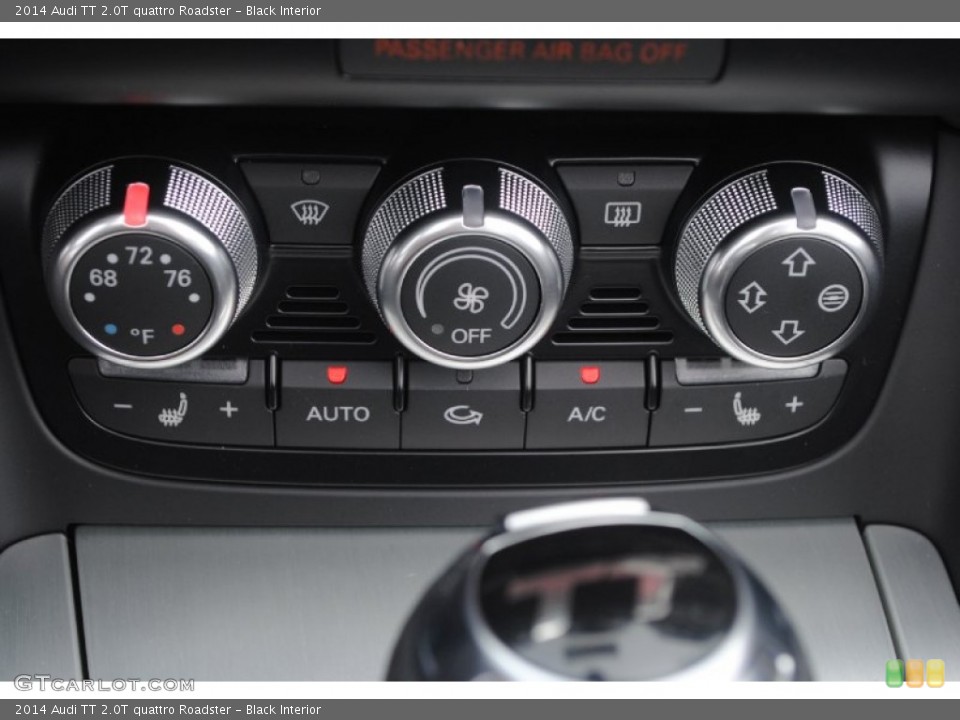 Black Interior Controls for the 2014 Audi TT 2.0T quattro Roadster #83786395