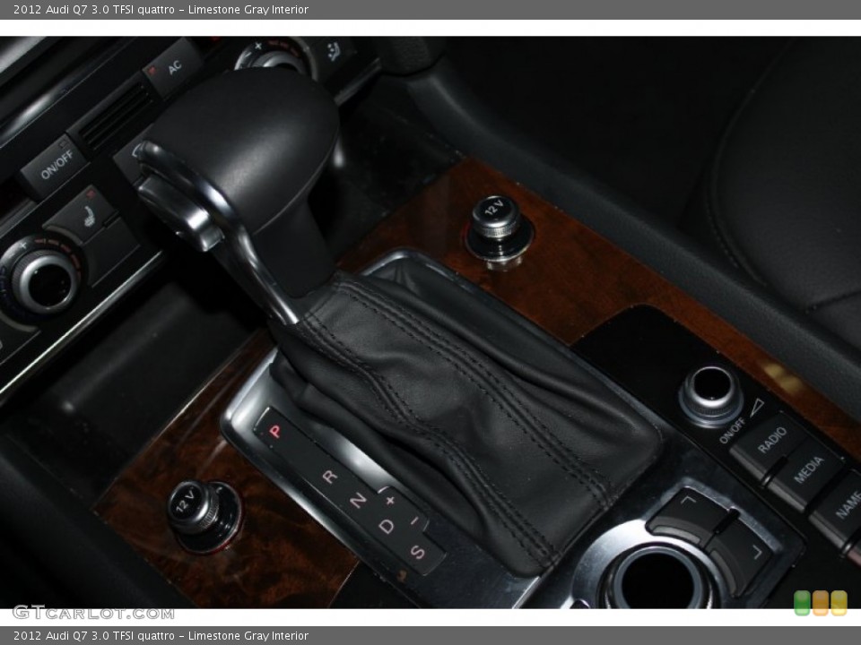 Limestone Gray Interior Transmission for the 2012 Audi Q7 3.0 TFSI quattro #83788804