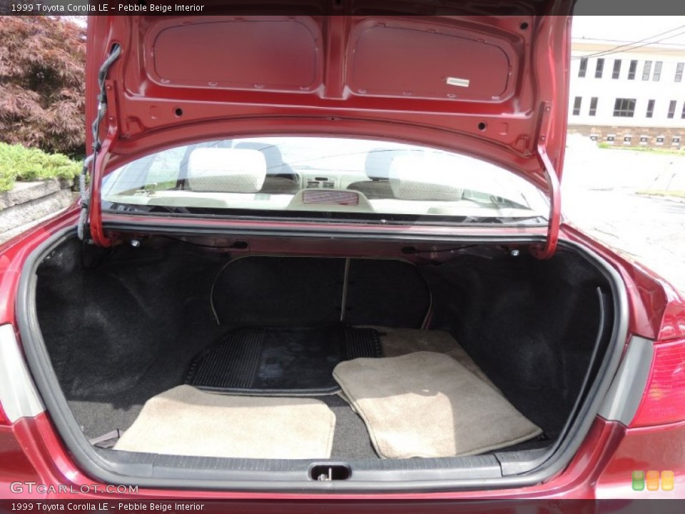 Pebble Beige Interior Trunk for the 1999 Toyota Corolla LE #83791555