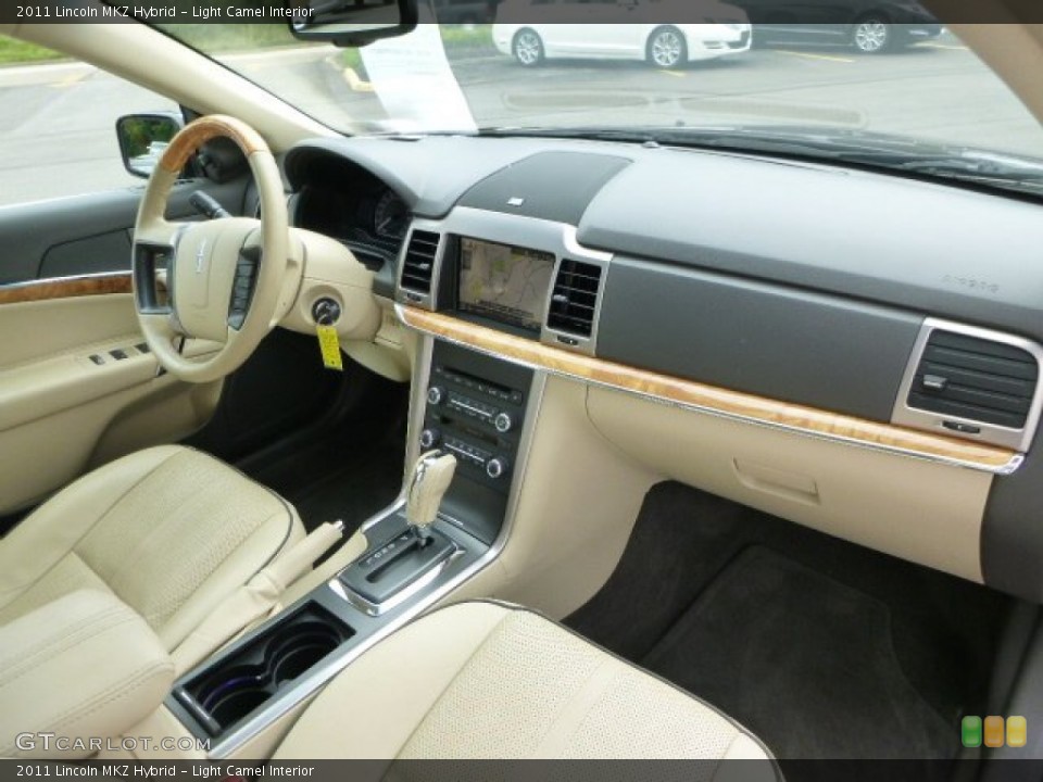Light Camel Interior Dashboard for the 2011 Lincoln MKZ Hybrid #83791816