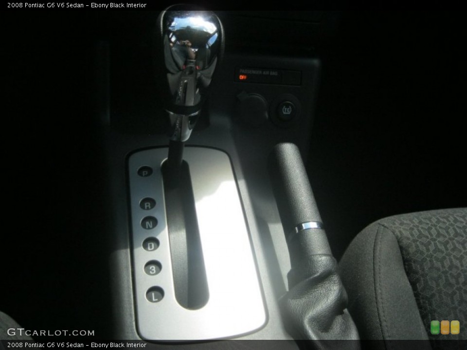 Ebony Black Interior Transmission for the 2008 Pontiac G6 V6 Sedan #83791897