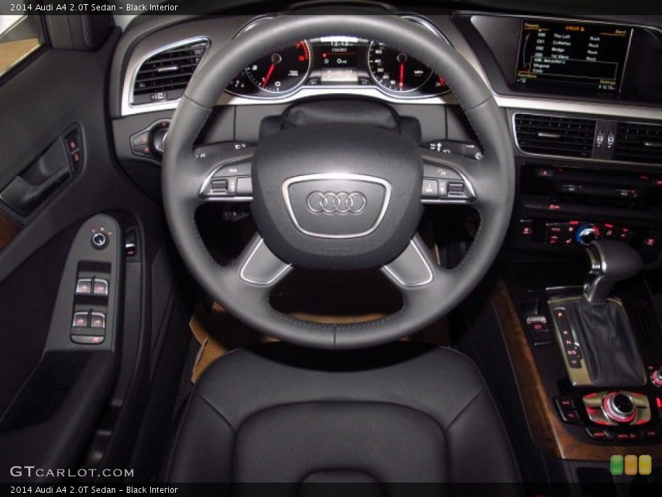 Black Interior Steering Wheel for the 2014 Audi A4 2.0T Sedan #83794852