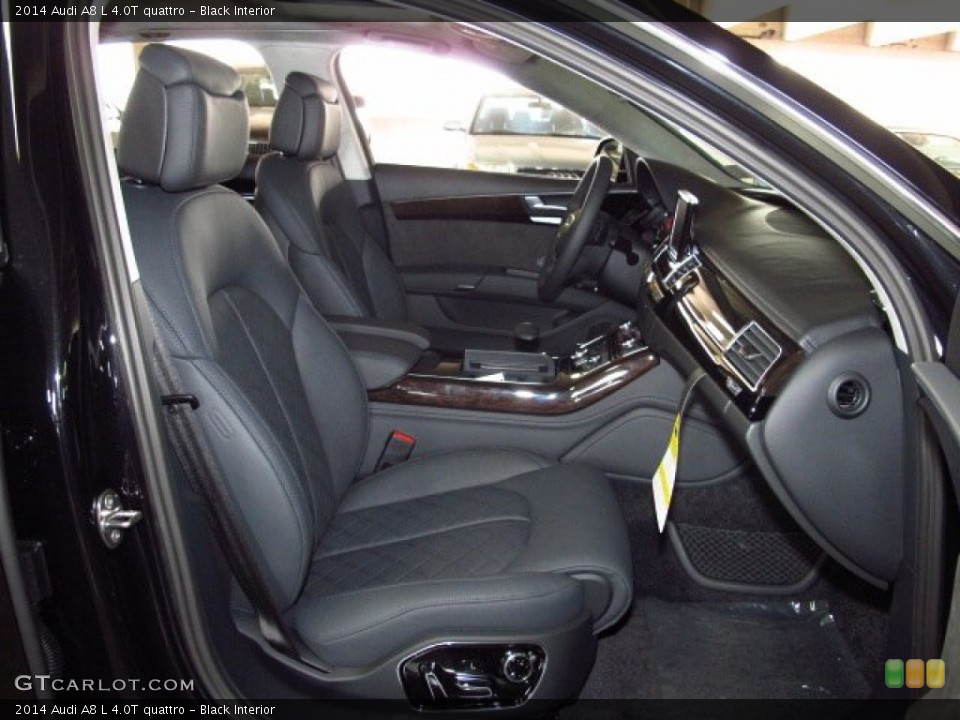 Black Interior Front Seat for the 2014 Audi A8 L 4.0T quattro #83797206