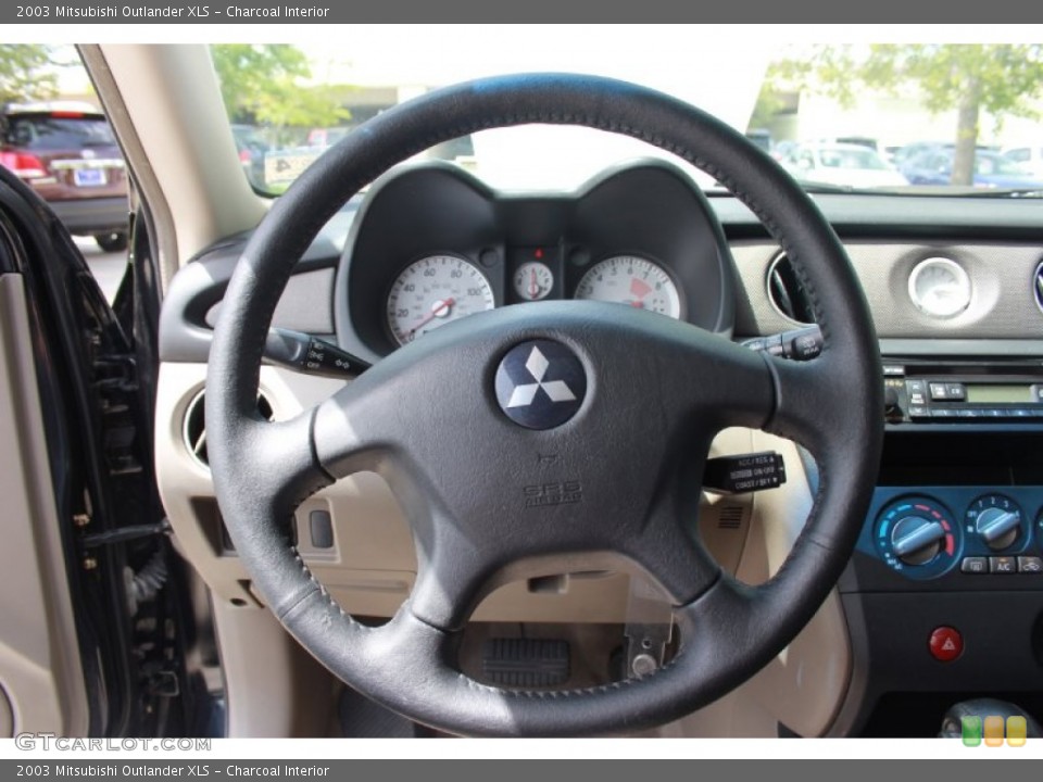 Charcoal Interior Steering Wheel for the 2003 Mitsubishi Outlander XLS #83797504
