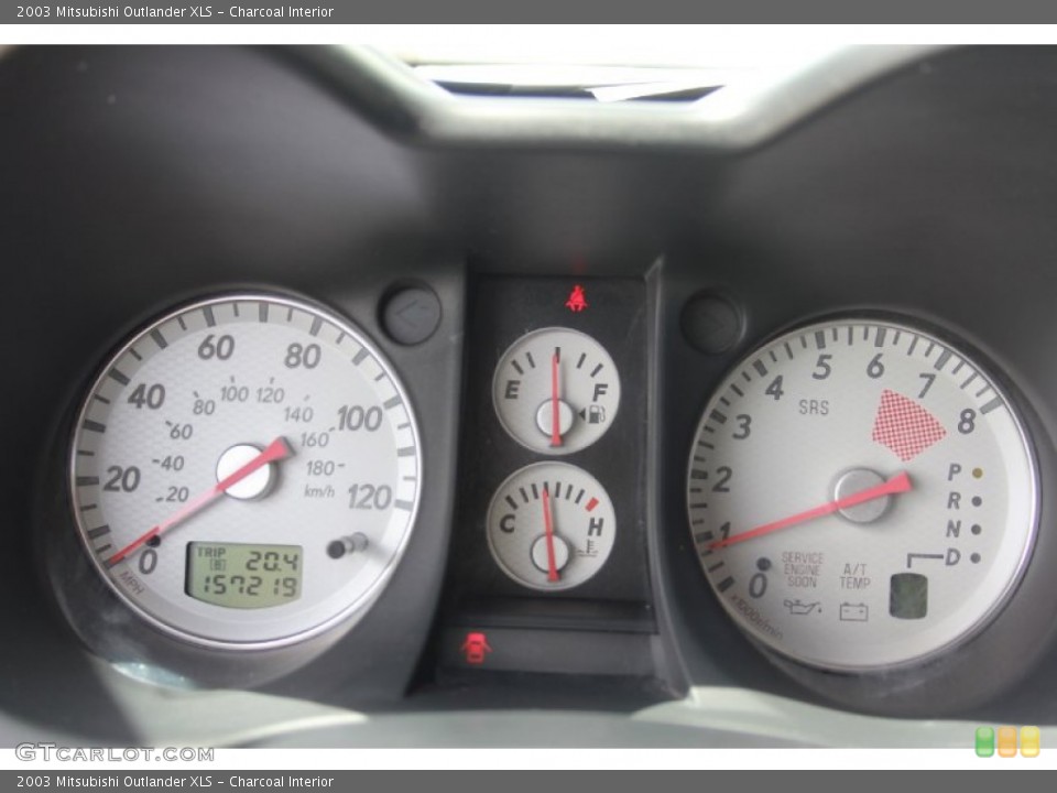 Charcoal Interior Gauges for the 2003 Mitsubishi Outlander XLS #83797591
